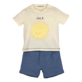 COMPLETO ESTIVO NEONATO BAMBINO BIO MAGLIA E PANTALONCINO 6 MESI