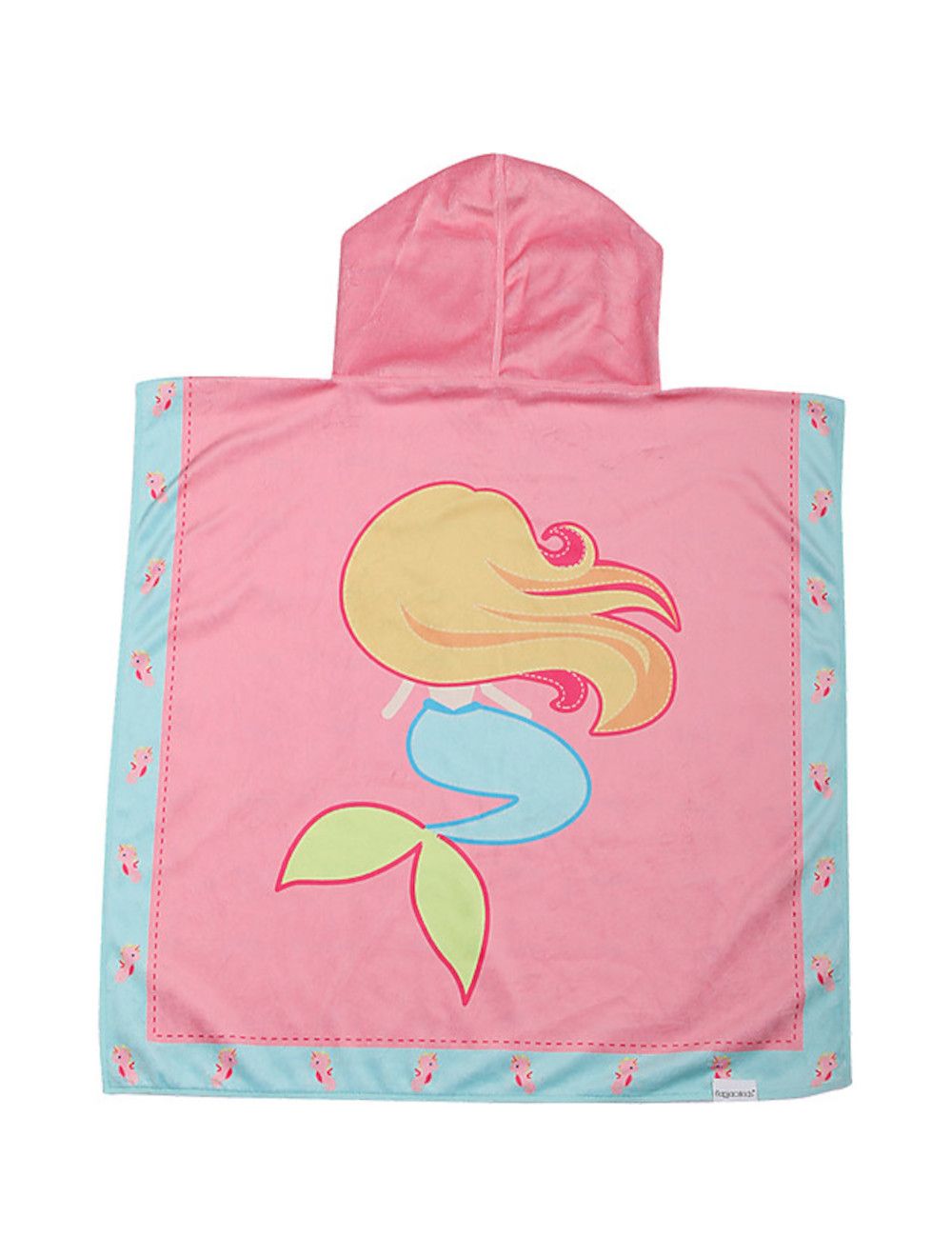 accappatoio poncho reversibile